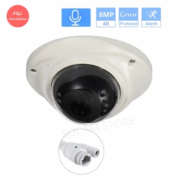 8-Мегапиксельная Мини-Купольная Домашняя Камера IP Безопасности XMEye P2P ONVIF POE Широкоугольная Инфракрасная камера Видеонаблюдения 4MP 5MP 4K