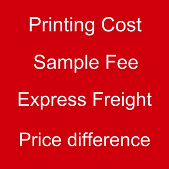 Стоимость печати $3 /Плата за образец/Экспресс-перевозка/Разница в цене