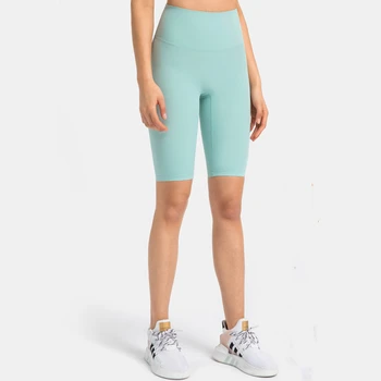 С логотипом Align, обтягивающие шорты с высокой талией, Женские, без сковывающей линии, Штаны для бега, фитнеса, 5 очков, Штаны для йоги с высокой талией, утягивающие штаны для йоги