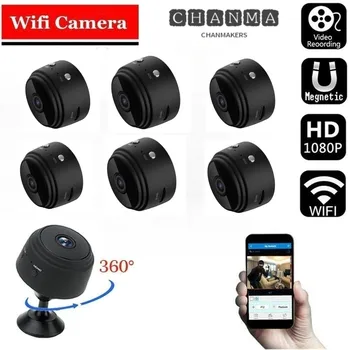 Мини Беспроводная Сетевая Камера A9 HD 1080p WiFi Камера Беспроводная Ночная Версия Голосовые Мини-Видеокамеры Smart Home Видеонаблюдение