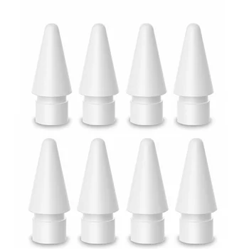 8 упаковок сменных наконечников для Apple Pencil Наконечники для Apple Pencil 1-го и 2-го поколения (белые)
