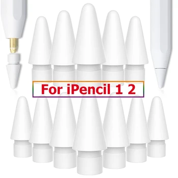 Сменные наконечники Soft Paperfeel, Совместимые с Apple Pencil 1-2 поколения iPad Pro Карандаш, Шумоподавляющие Наконечники для планшета IPencil