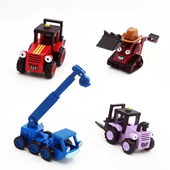 Bob The Builder Aolly Транспортные средства, Вилочный погрузчик, Кран, Экскаватор, Литая под давлением Модель, игрушки 