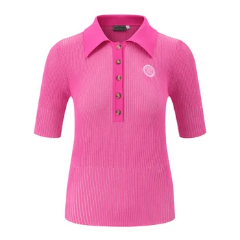 2023 новая летняя одежда для гольфа, женские топы, футболка с короткими рукавами 2023 новая летняя одежда для гольфа, женские топы, футболка с короткими рукавами 1