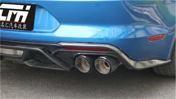 Для Ford Mustang 2015 2016 2017 GT500 Стиль Высококачественный диффузор для губ заднего бампера Автомобиля из настоящего углеродного волокна Для Ford Mustang 2015 2016 2017 GT500 Стиль Высококачественный диффузор для губ заднего бампера Автомобиля из настоящего углеродного волокна 2
