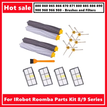 Для серии комплектов запчастей iRobot Roomba 800 860 865 866 870 871 880 885 886 890 900 960 966 980 - Щетки и фильтры