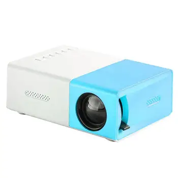 Наружный проектор HD-проекторы для наружного беспроводного видеопроектора 1080P для домашнего кинотеатра Кино Синий и белый