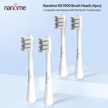 Оригинальные насадки для щеток Nandme NX7000, Умные звуковые аксессуары для электрических зубных щеток, насадки для зубных щеток
