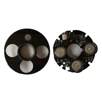 5X 3 Массива ИК светодиодных Прожекторов Инфракрасная 3X ИК Светодиодная плата Для Камер видеонаблюдения Ночного видения (диаметр 53 мм)