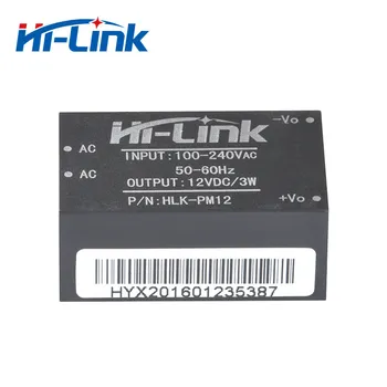 Бесплатная доставка 100 шт./лот HLK-PM12 3 Вт 12 В Модуль питания AC DC с одним выходом