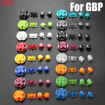 JCD 1 Комплект Красочных Сменных кнопок Набор Сменных Кнопок Для консоли Game boy GBP Кнопка Включения Выключения A B Кнопки D Колодки