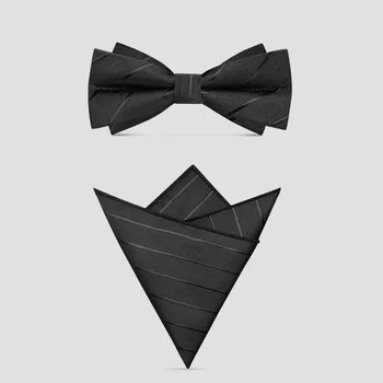 Черные/бордовые галстуки-бабочки для мужчин, оптовые свадебные аксессуары для жениха